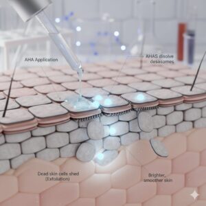 Types of Alpha Hydroxy Acids AHAs Glycolic vs Lactic vs Mandelic Acid